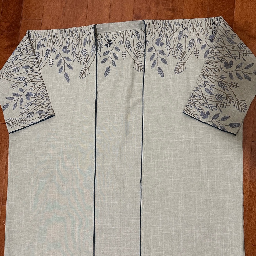 Floral Embroidered Abaya